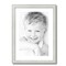 ArtToFrames 16x22" Matted Picture Frame with 12x18" Single Mat Photo Opening Framed in 1.25" White and 2" Mat (FWM-4098-16x22)